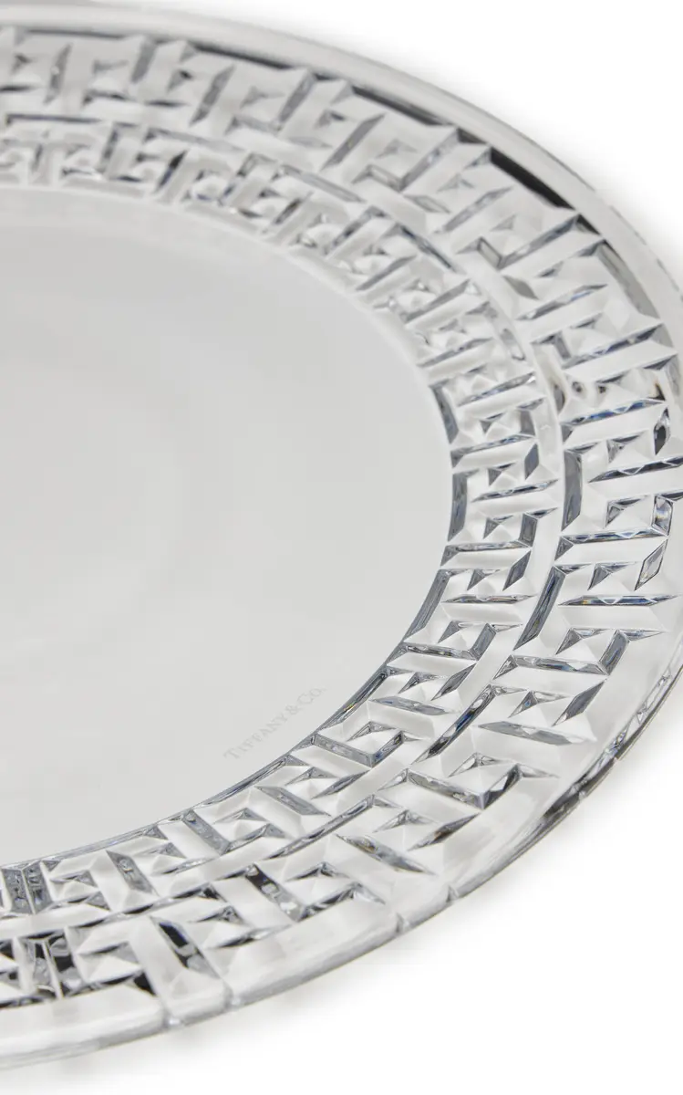 Tiffany & Co. Exclusive Tiffany T True Round Crystal Platter | Thumbnail 2
