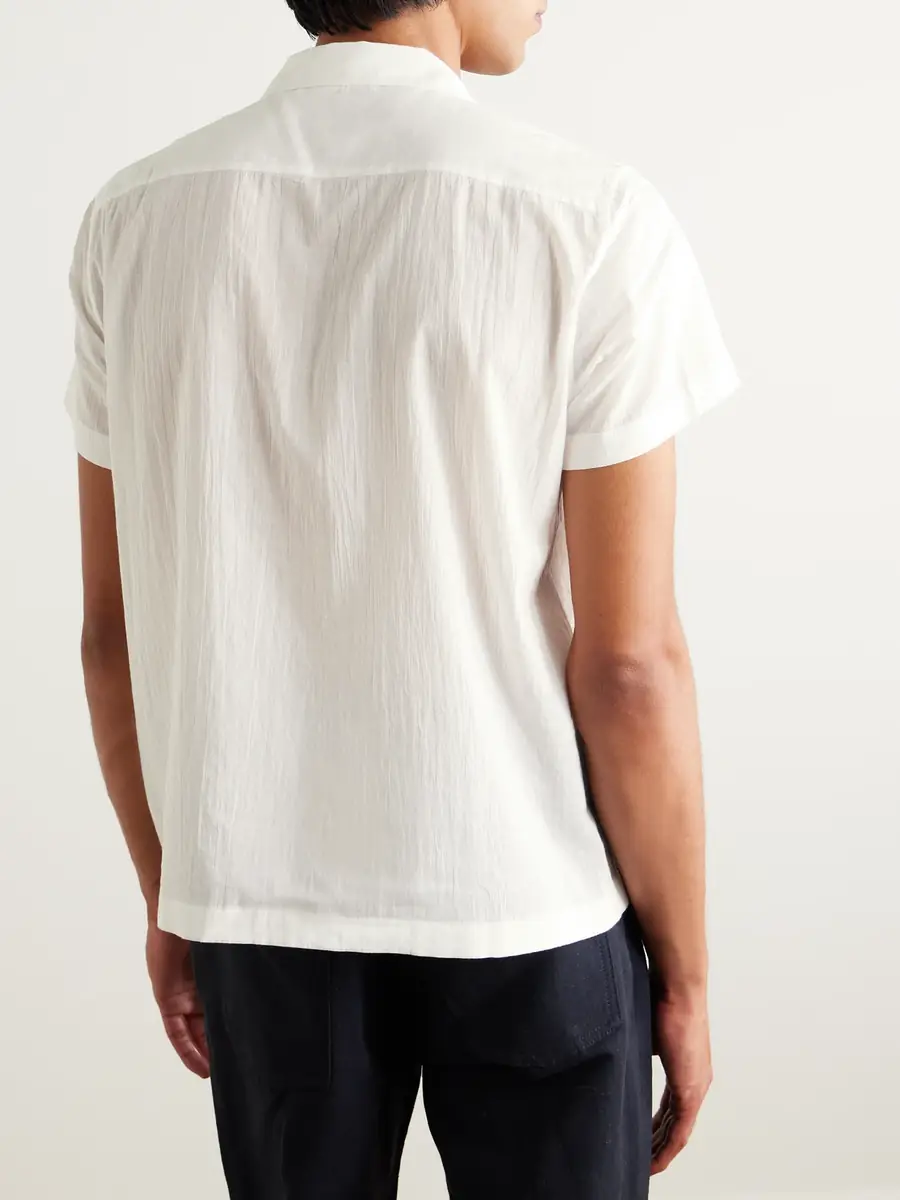 BODE Camp-Collar Cotton-Voile Shirt - Men | Thumbnail 3 BODE Camp-Collar Cotton-Voile Shirt - Men | Thumbnail 3