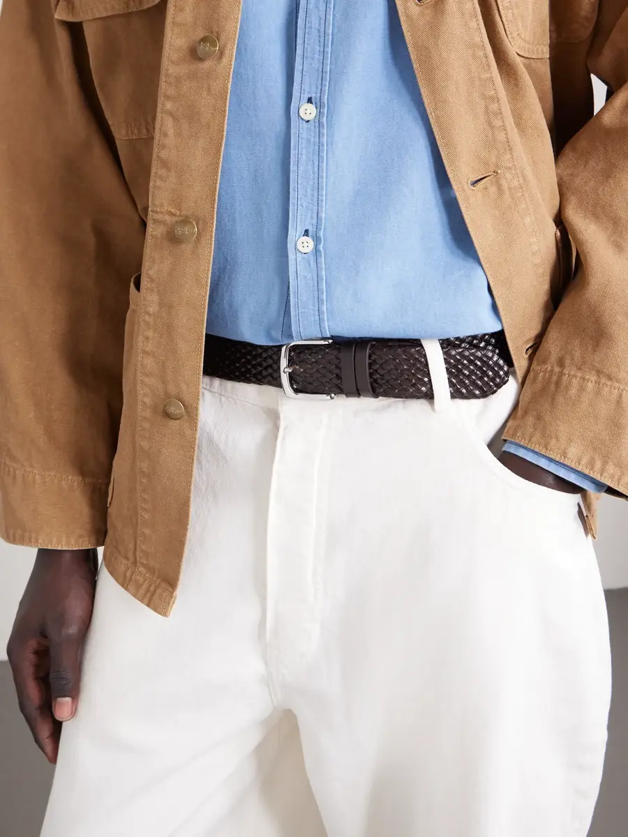 MR P. Luxe 3.5cm Woven Leather Belt - Men | Thumbnail 2 MR P. Luxe 3.5cm Woven Leather Belt - Men | Thumbnail 2