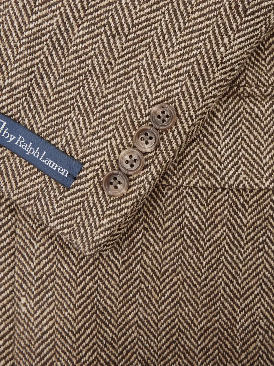 Polo Ralph Lauren Herringbone Linen, Silk and Wool-Blend Blazer - Men | Thumbnail 5 Polo Ralph Lauren Herringbone Linen, Silk and Wool-Blend Blazer - Men | Thumbnail 5