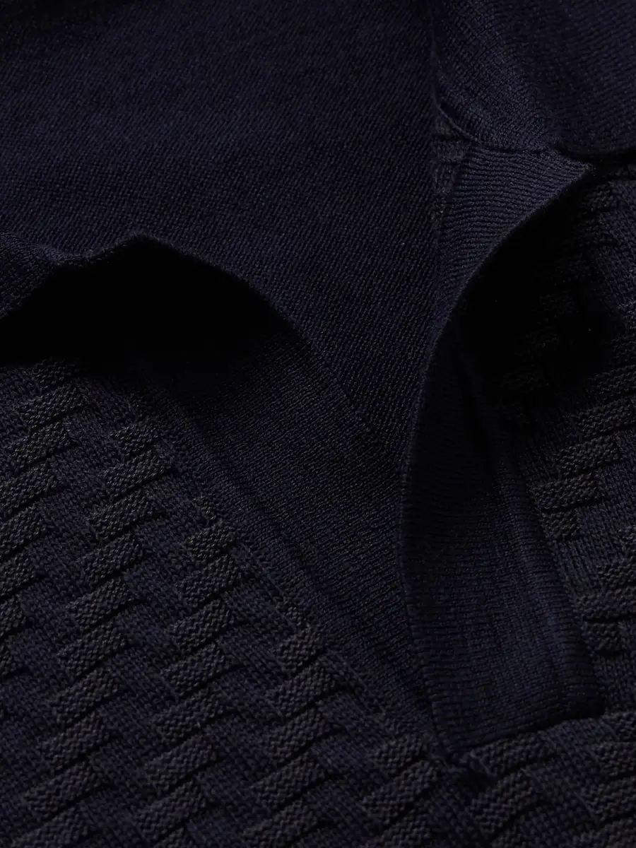 Orlebar Brown Horton Silk and Cotton-Blend Jacquard Polo Shirt - Men | Thumbnail 4