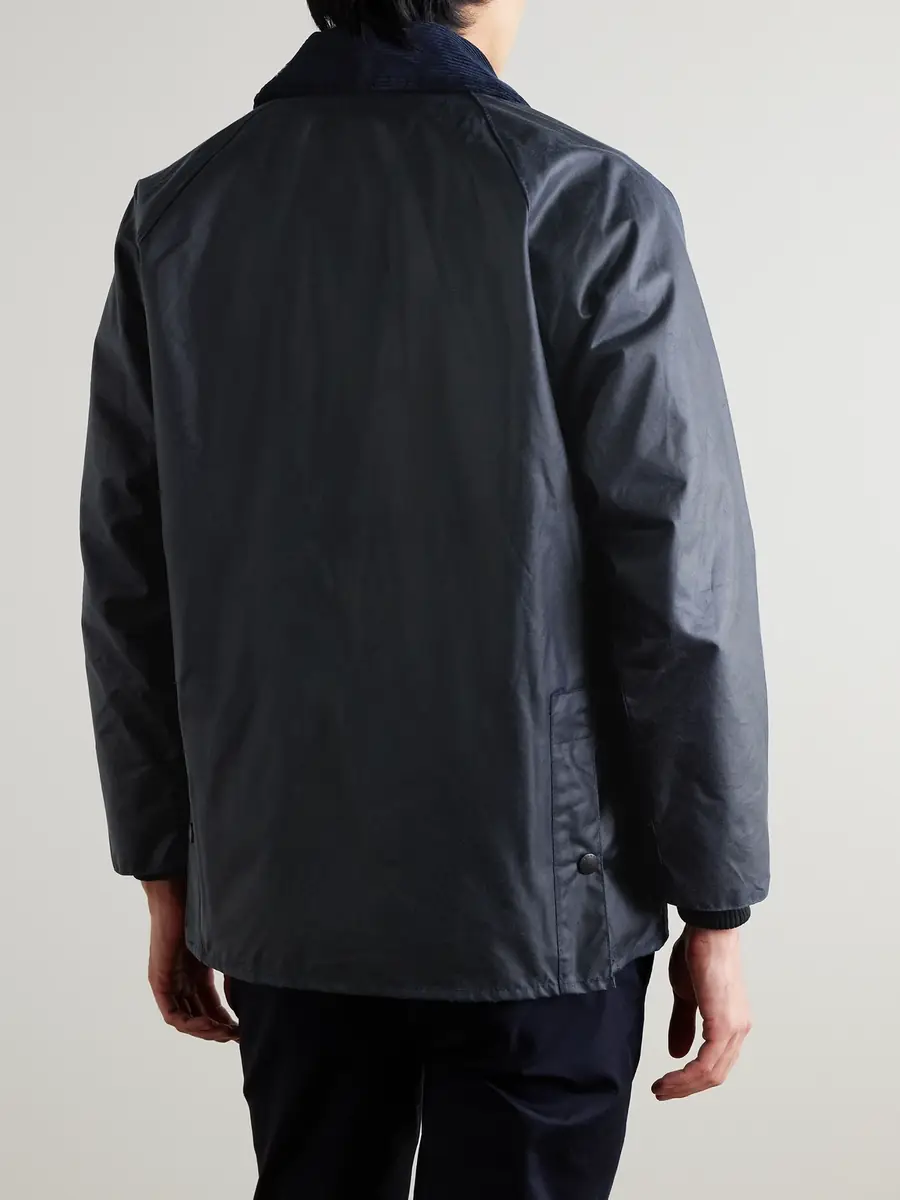 Barbour Bedale Corduroy-Trimmed Waxed-Cotton Jacket - Men | Thumbnail 4 Barbour Bedale Corduroy-Trimmed Waxed-Cotton Jacket - Men | Thumbnail 4