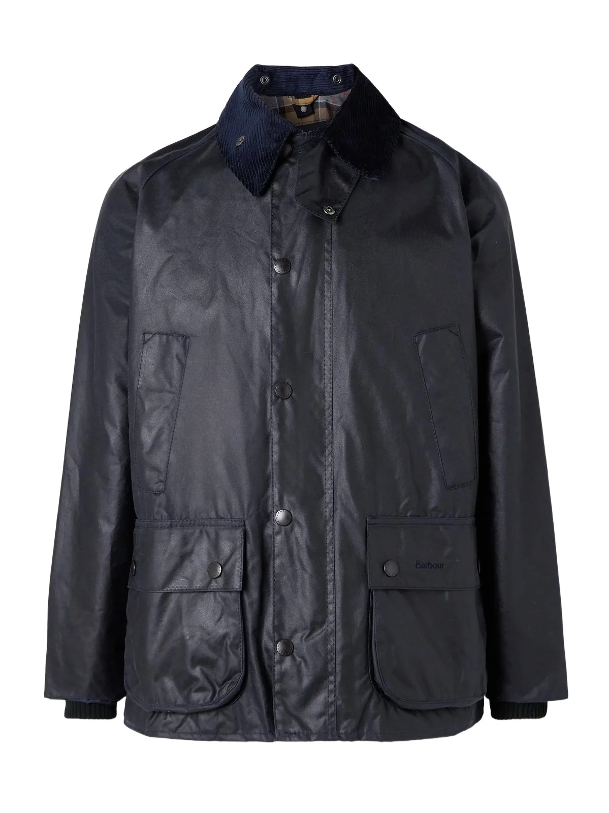 Bedale Corduroy-Trimmed Waxed-Cotton Jacket - Men Bedale Corduroy-Trimmed Waxed-Cotton Jacket - Men