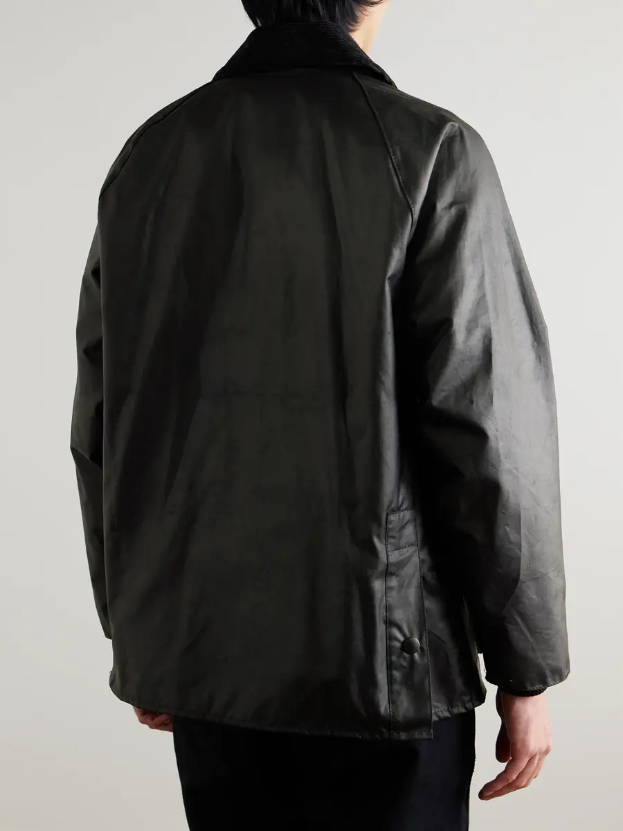 Barbour Bedale Corduroy-Trimmed Waxed-Cotton Jacket - Men | Thumbnail 4 Barbour Bedale Corduroy-Trimmed Waxed-Cotton Jacket - Men | Thumbnail 4