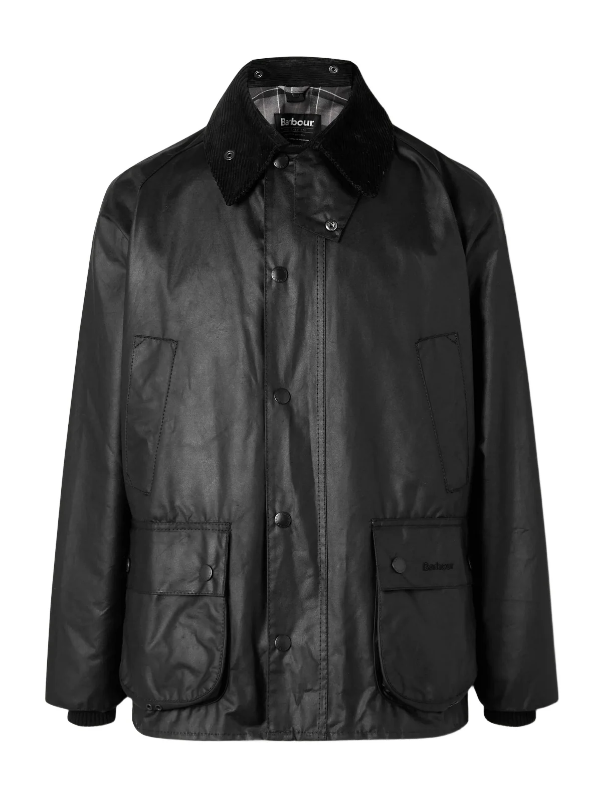 Bedale Corduroy-Trimmed Waxed-Cotton Jacket - Men Bedale Corduroy-Trimmed Waxed-Cotton Jacket - Men