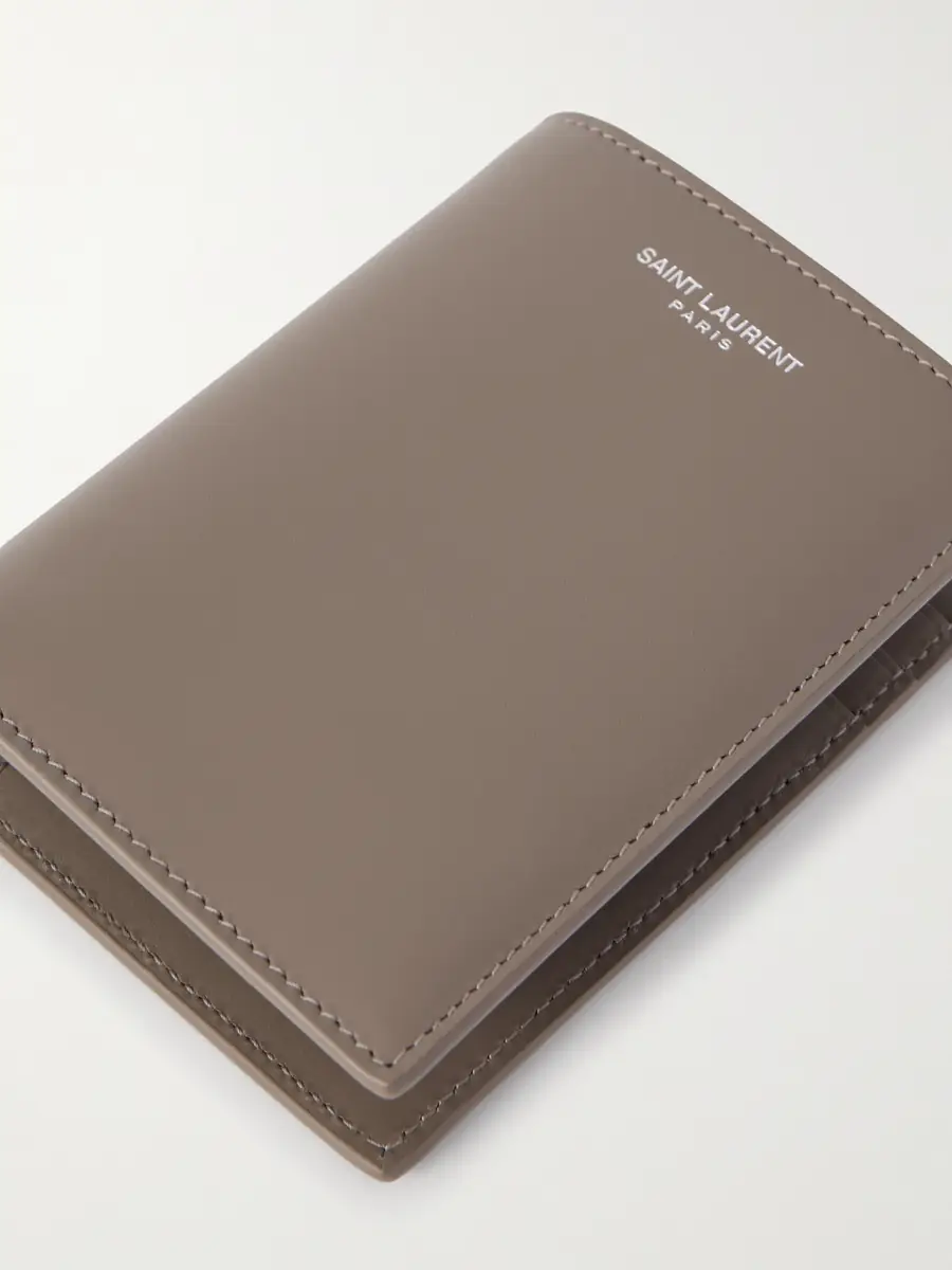 Saint Laurent Logo-Print Leather Bifold Wallet - Men | Thumbnail 3 Saint Laurent Logo-Print Leather Bifold Wallet - Men | Thumbnail 3