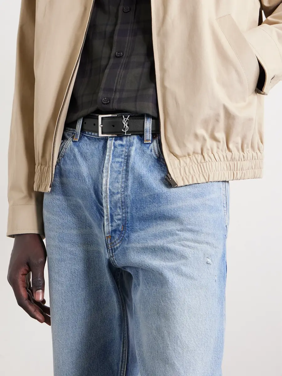 Saint Laurent Leather Belt - Men | Thumbnail 3 Saint Laurent Leather Belt - Men | Thumbnail 3