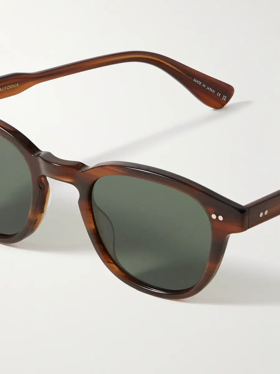 Garrett Leight California Optical Evan Round-Frame Tortoiseshell Acetate Sunglasses - Men | Thumbnail 2 Garrett Leight California Optical Evan Round-Frame Tortoiseshell Acetate Sunglasses - Men | Thumbnail 2