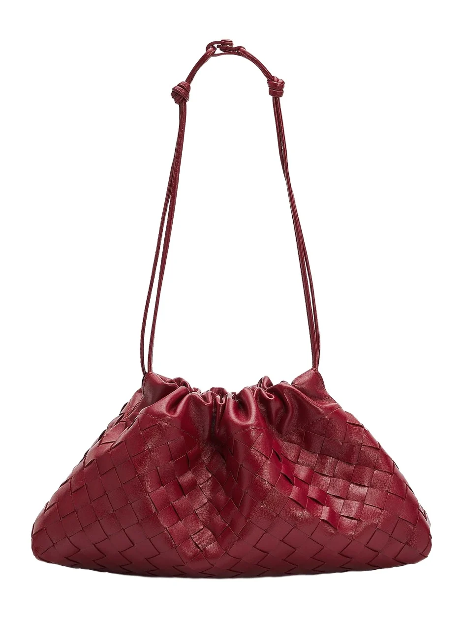 Women's Dustbag Notte Intrecciato Leather Chain Shoulder Bag
