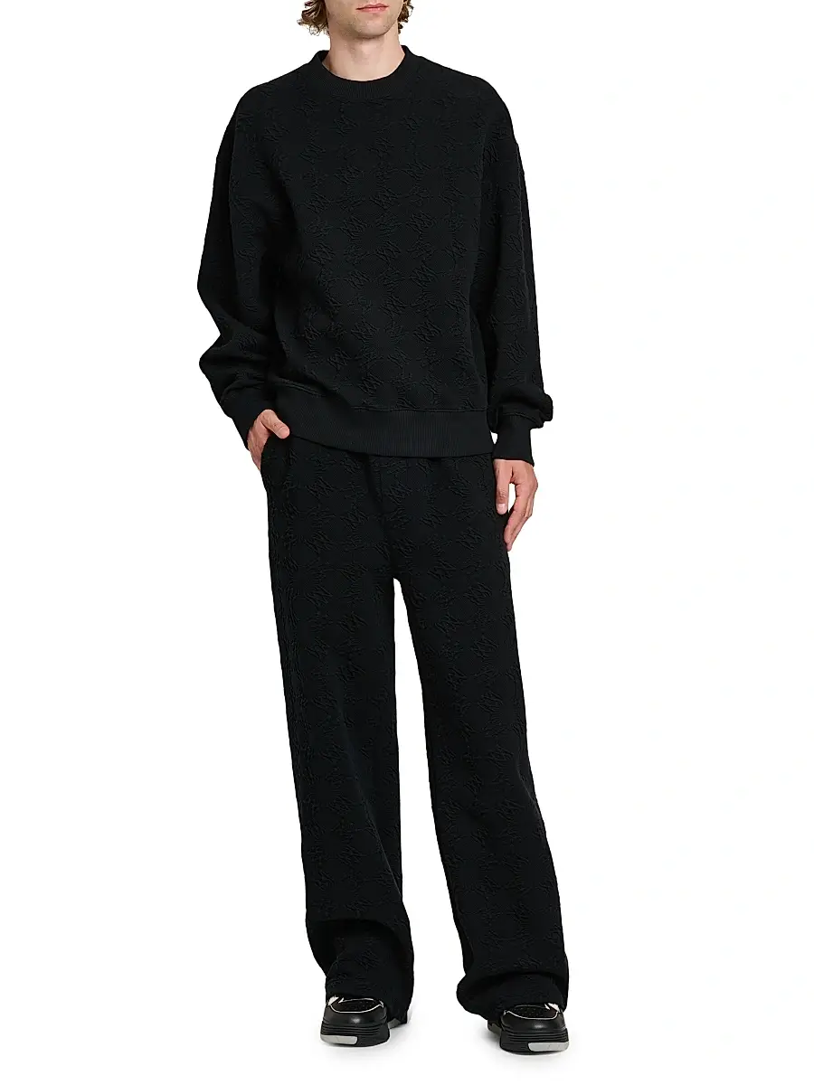 AMIRI Men's Ma Quad Jacquard Drawstring Sweatpants | Thumbnail 2 AMIRI Men's Ma Quad Jacquard Drawstring Sweatpants | Thumbnail 2