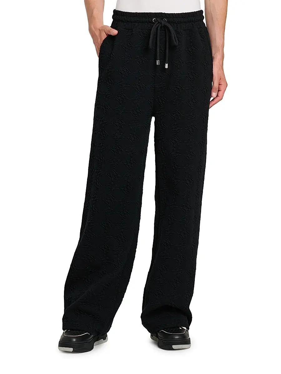 AMIRI Men's Ma Quad Jacquard Drawstring Sweatpants | Thumbnail 3 AMIRI Men's Ma Quad Jacquard Drawstring Sweatpants | Thumbnail 3