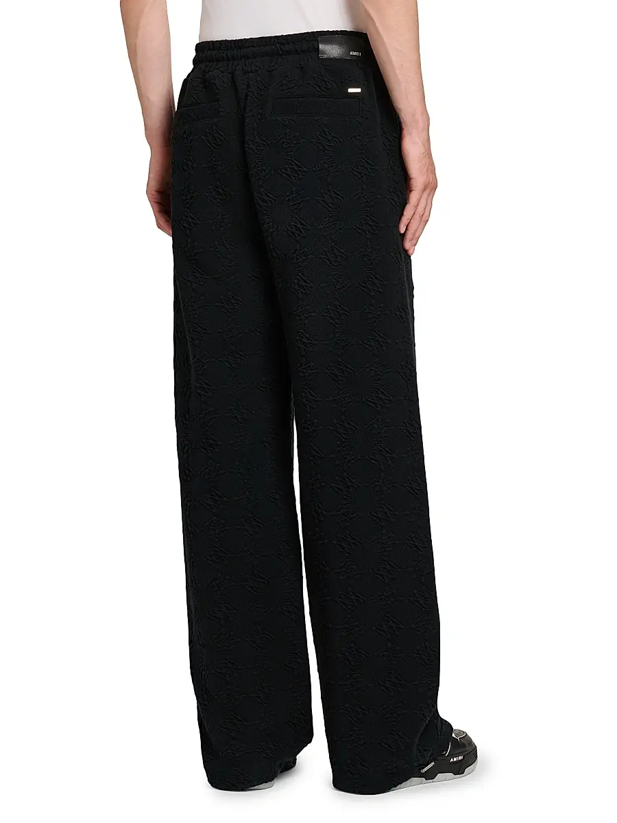 AMIRI Men's Ma Quad Jacquard Drawstring Sweatpants | Thumbnail 5 AMIRI Men's Ma Quad Jacquard Drawstring Sweatpants | Thumbnail 5