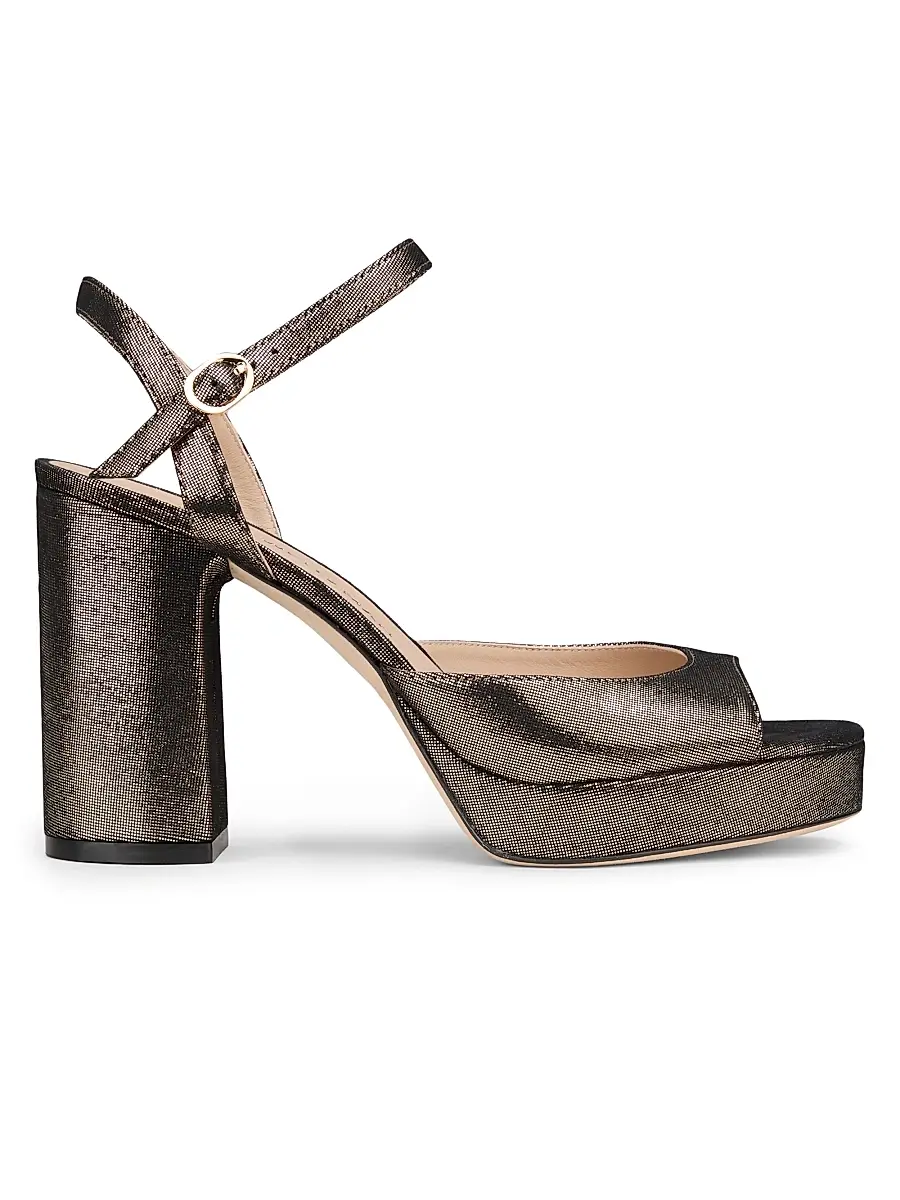 Women's Dayna 90MM Metallic Leather Sandals Women's Dayna 90MM Metallic Leather Sandals