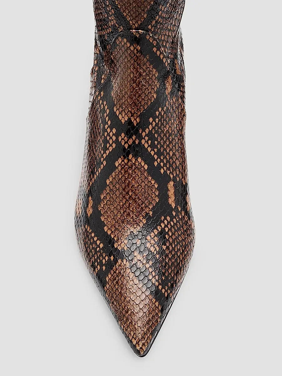 Stuart Weitzman Women's Vinnie 50MM Snake-Embossed Leather Knee-High Boots | Thumbnail 5 Stuart Weitzman Women's Vinnie 50MM Snake-Embossed Leather Knee-High Boots | Thumbnail 5