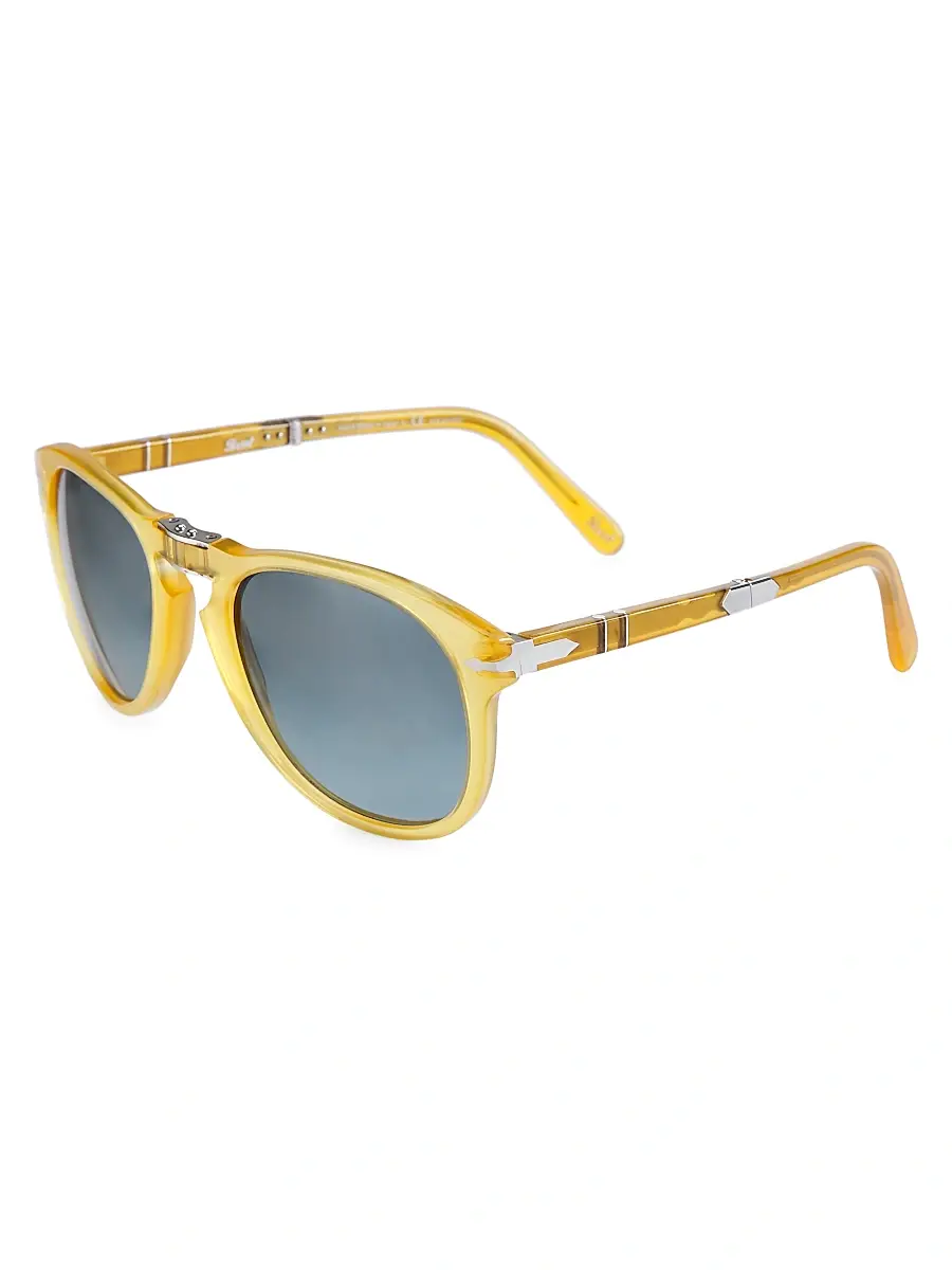 PERSOL Men's 54MM Round Sunglasses | Thumbnail 2