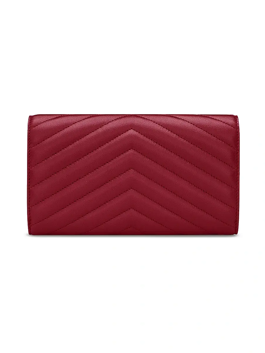 Saint Laurent Women's Cassandre Large Flap Wallet | Thumbnail 3 Saint Laurent Women's Cassandre Large Flap Wallet | Thumbnail 3