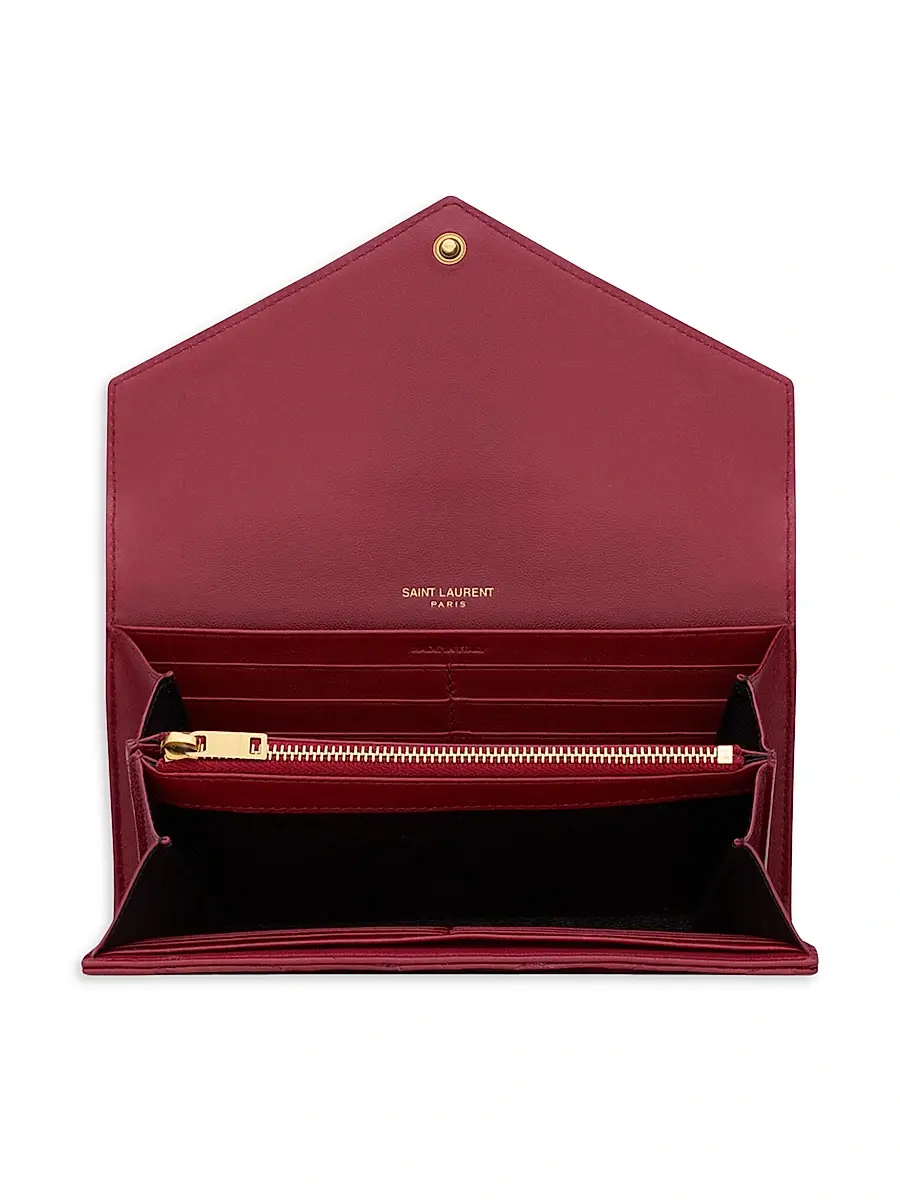 Saint Laurent Women's Cassandre Large Flap Wallet | Thumbnail 4 Saint Laurent Women's Cassandre Large Flap Wallet | Thumbnail 4