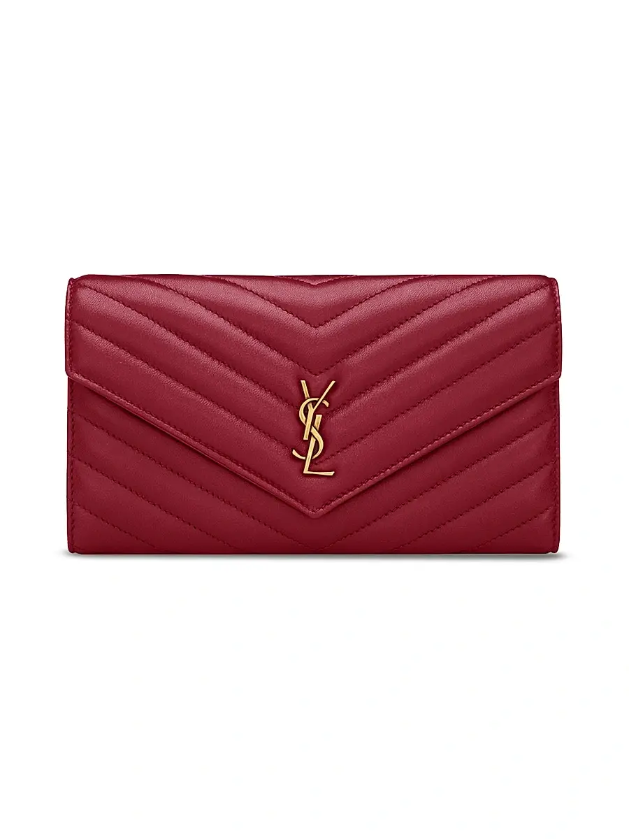 Saint Laurent Women's Cassandre Large Flap Wallet