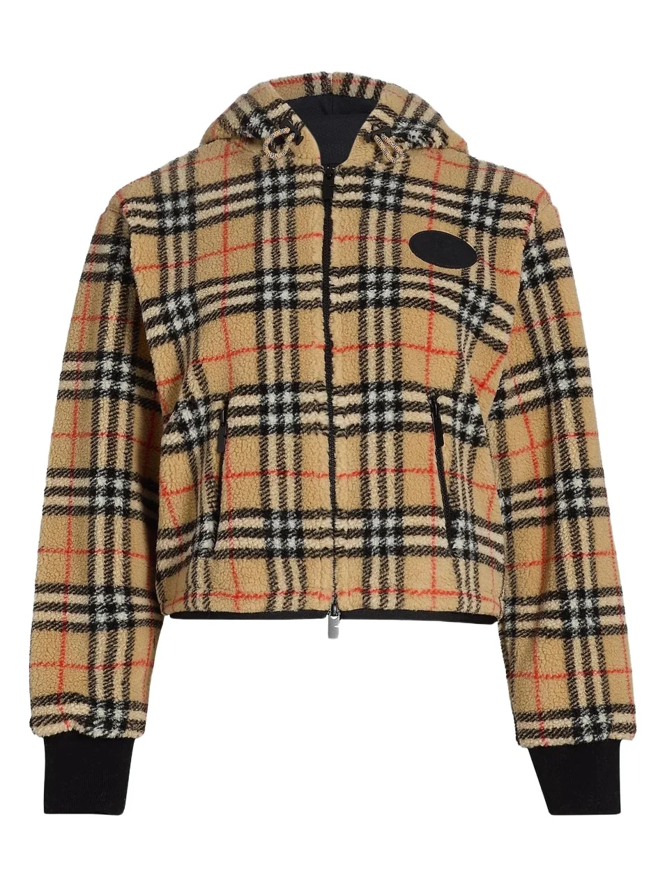 Women's Fiona Check Fleece Hoodie Women's Fiona Check Fleece Hoodie