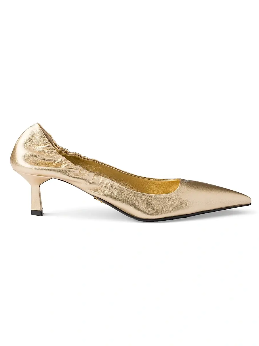 Women's Mordoré Nappa Leather Pumps - Gold Women's Mordoré Nappa Leather Pumps - Gold