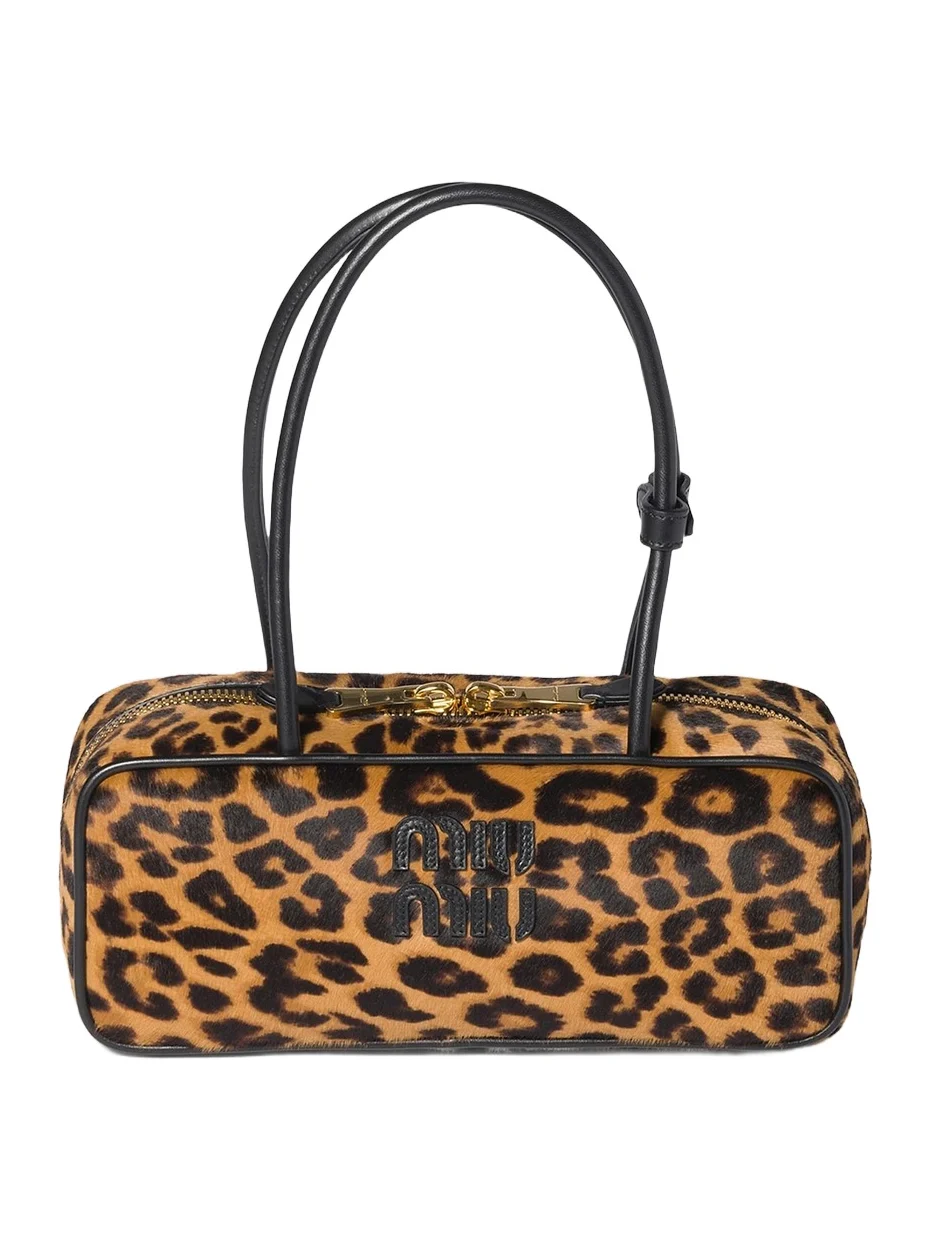Women's Printed Leather Beau Shoulder Bag Women's Printed Leather Beau Shoulder Bag