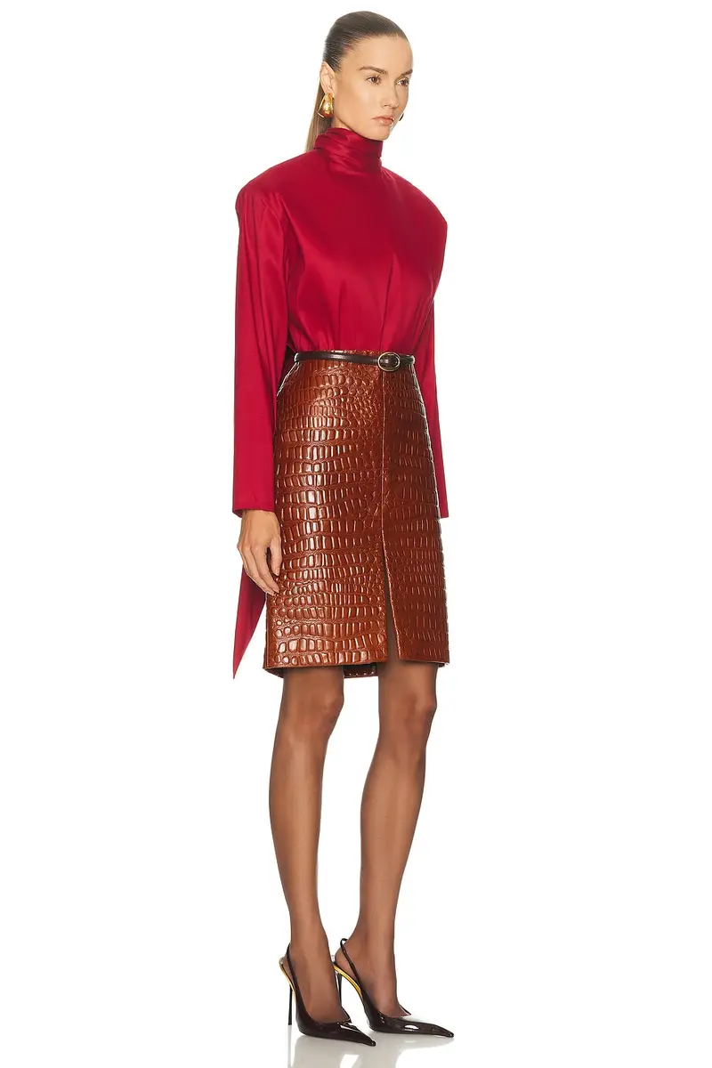 Saint Laurent Long Sleeve Top | Thumbnail 2 Saint Laurent Long Sleeve Top | Thumbnail 2
