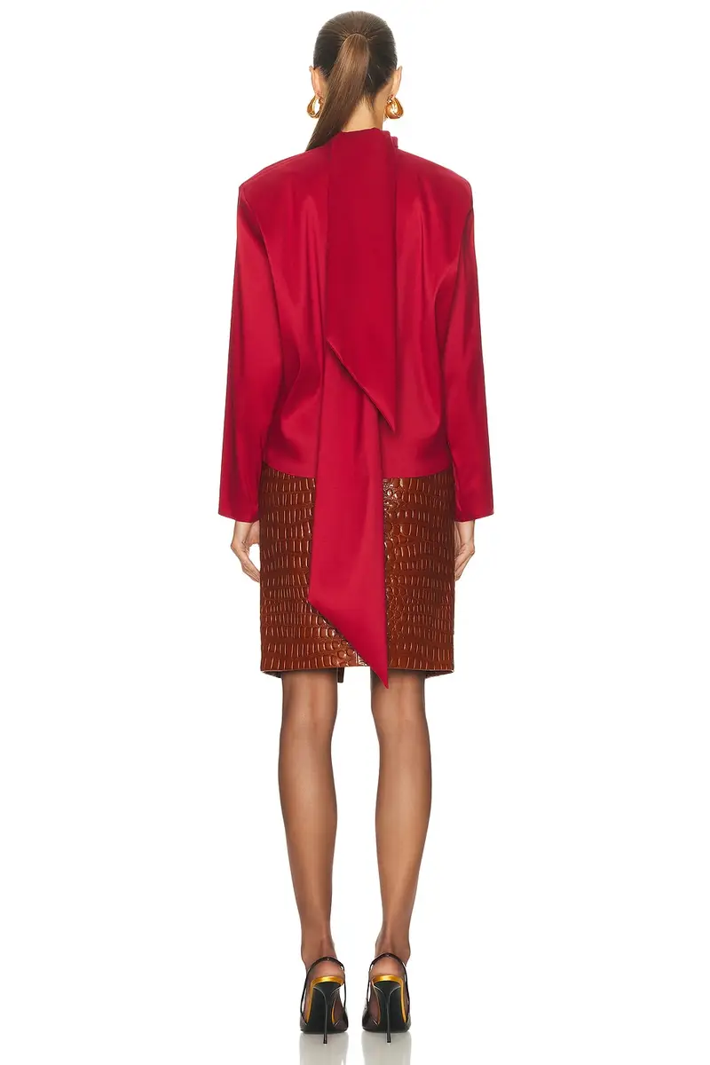 Saint Laurent Long Sleeve Top | Thumbnail 3 Saint Laurent Long Sleeve Top | Thumbnail 3