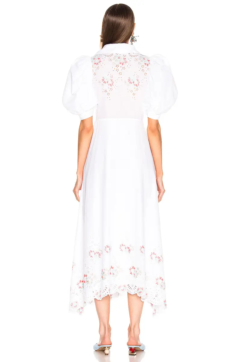 Silvia Tcherassi for FWRD Embroidered Assunta Dress | Thumbnail 3 Silvia Tcherassi for FWRD Embroidered Assunta Dress | Thumbnail 3