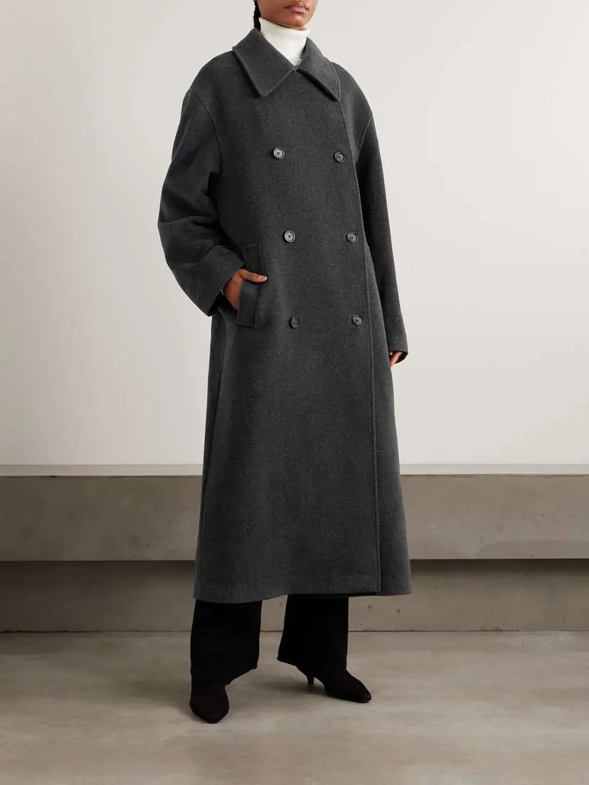 TOTEME Shield Oversized Double-breasted Wool-blend Coat | Thumbnail 3 TOTEME Shield Oversized Double-breasted Wool-blend Coat | Thumbnail 3