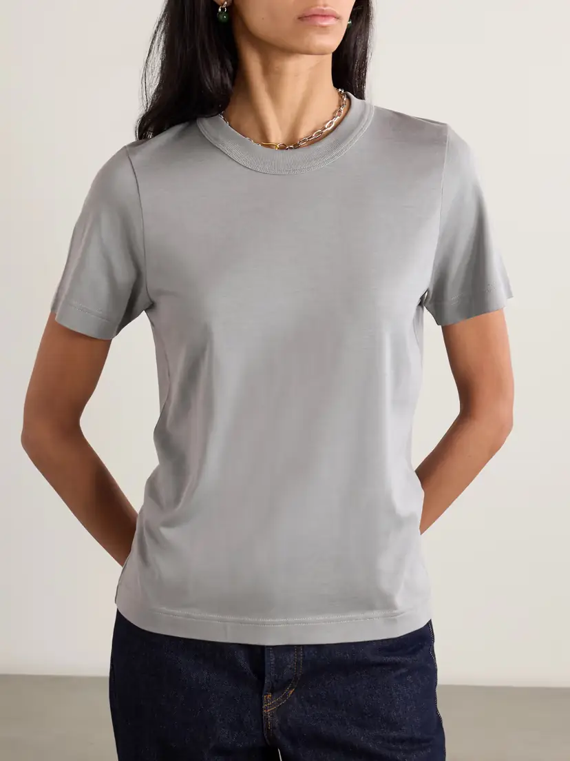 CDLP Tencel™ Lyocell And Cotton-blend T-shirt | Thumbnail 3 CDLP Tencel™ Lyocell And Cotton-blend T-shirt | Thumbnail 3
