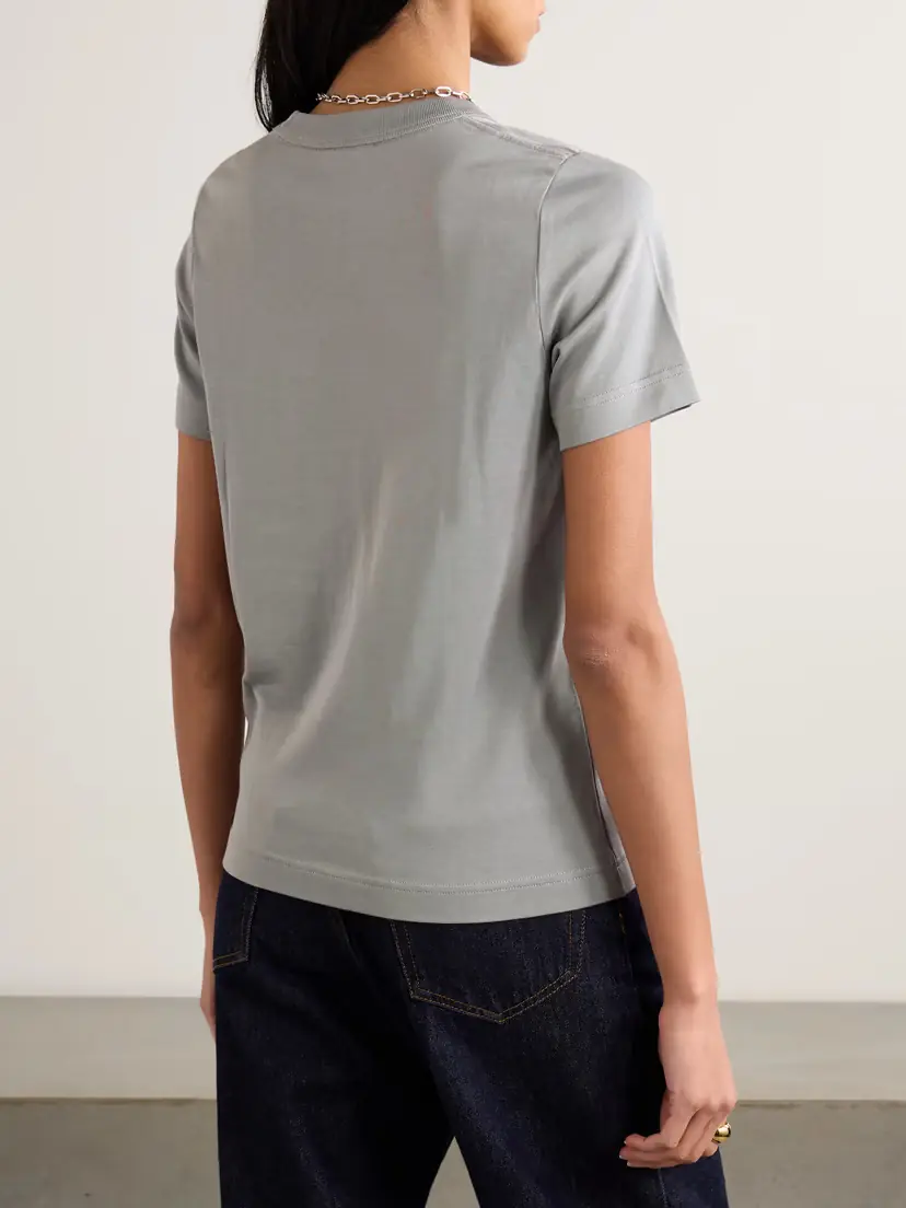 CDLP Tencel™ Lyocell And Cotton-blend T-shirt | Thumbnail 4 CDLP Tencel™ Lyocell And Cotton-blend T-shirt | Thumbnail 4