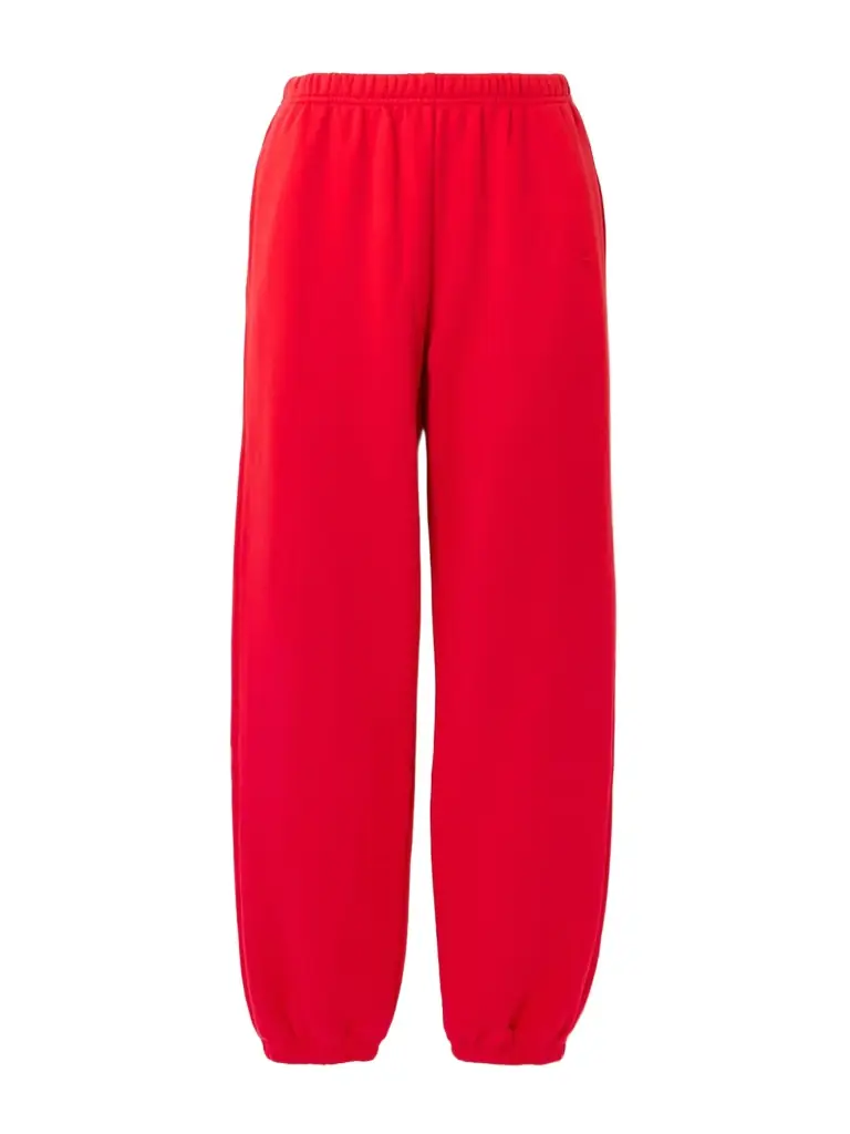ÉTERNE Embroidered Cotton And Modal-blend Jersey Tapered Track Pants | Image 1 ÉTERNE Embroidered Cotton And Modal-blend Jersey Tapered Track Pants | Image 1