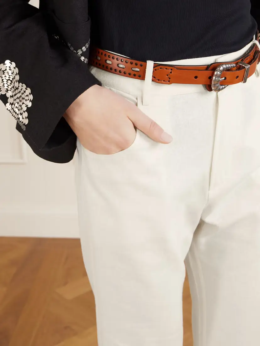ALIX OF BOHEMIA Bunny Silk-twill Flared Pants | Thumbnail 5 ALIX OF BOHEMIA Bunny Silk-twill Flared Pants | Thumbnail 5
