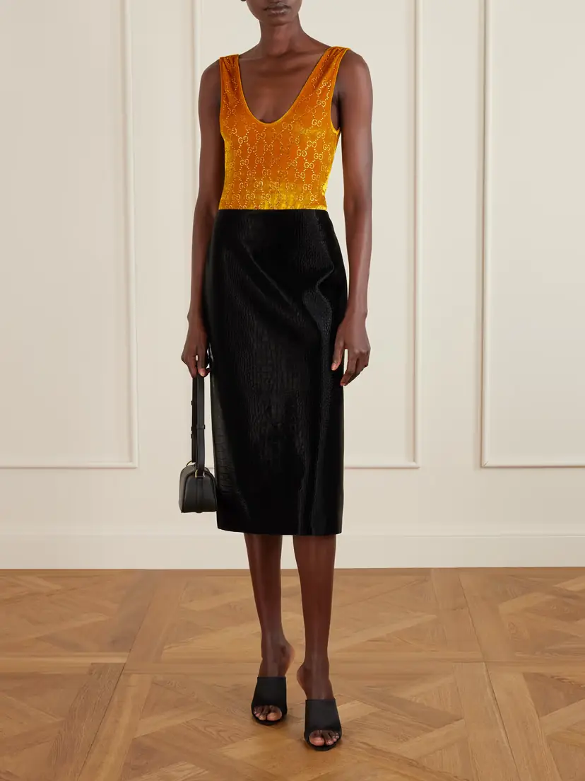 Gucci Crystal-embellished Chenille Bodysuit | Thumbnail 2