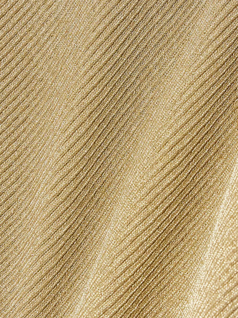 Stella McCartney Metallic Ribbed-knit Midi Skirt | Thumbnail 4 Stella McCartney Metallic Ribbed-knit Midi Skirt | Thumbnail 4