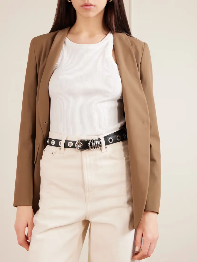 Déhanche Hollyhock Rivet Eyelet-embellished Leather Waist Belt | Thumbnail 2 Déhanche Hollyhock Rivet Eyelet-embellished Leather Waist Belt | Thumbnail 2