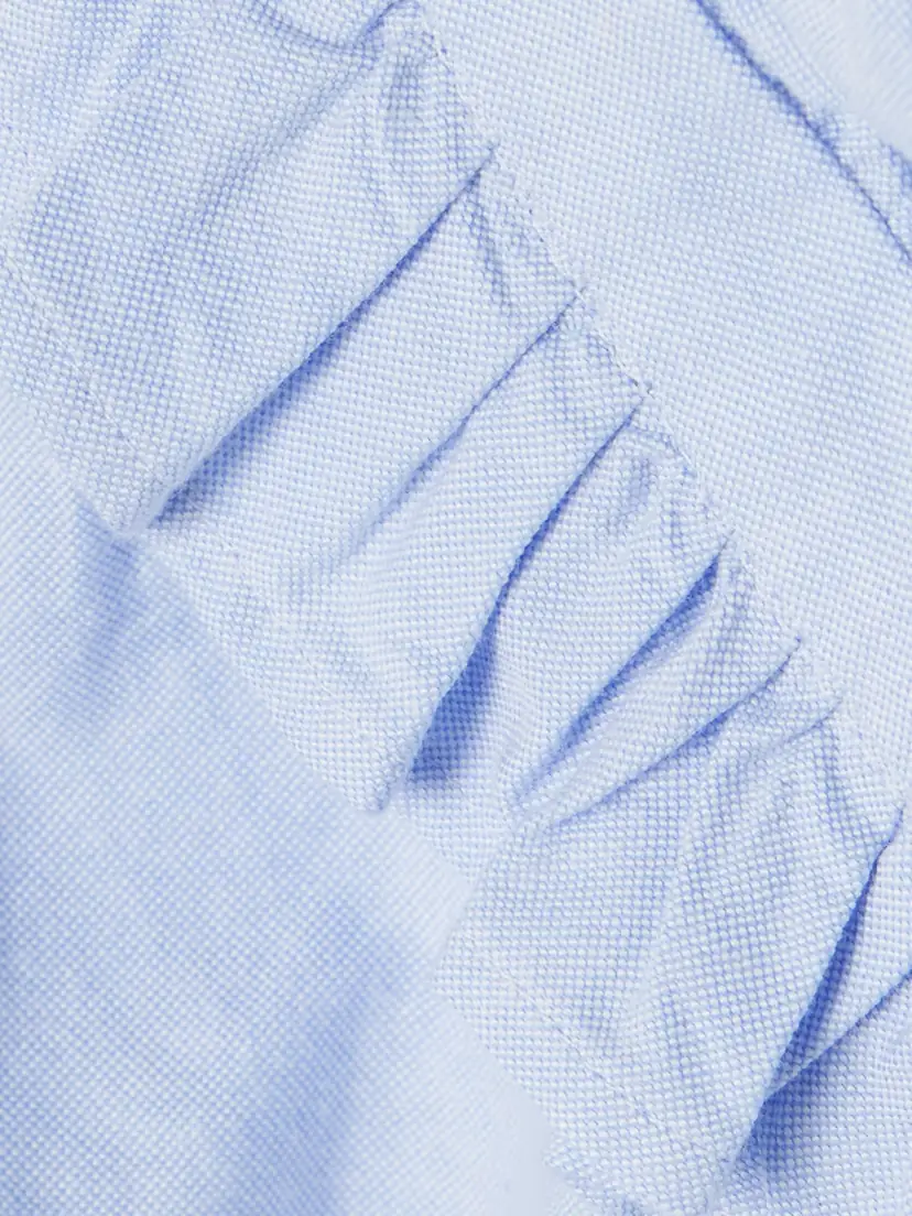 Citizens of Humanity Calista Tie-detailed Ruffled Cotton-poplin Shirt | Thumbnail 4