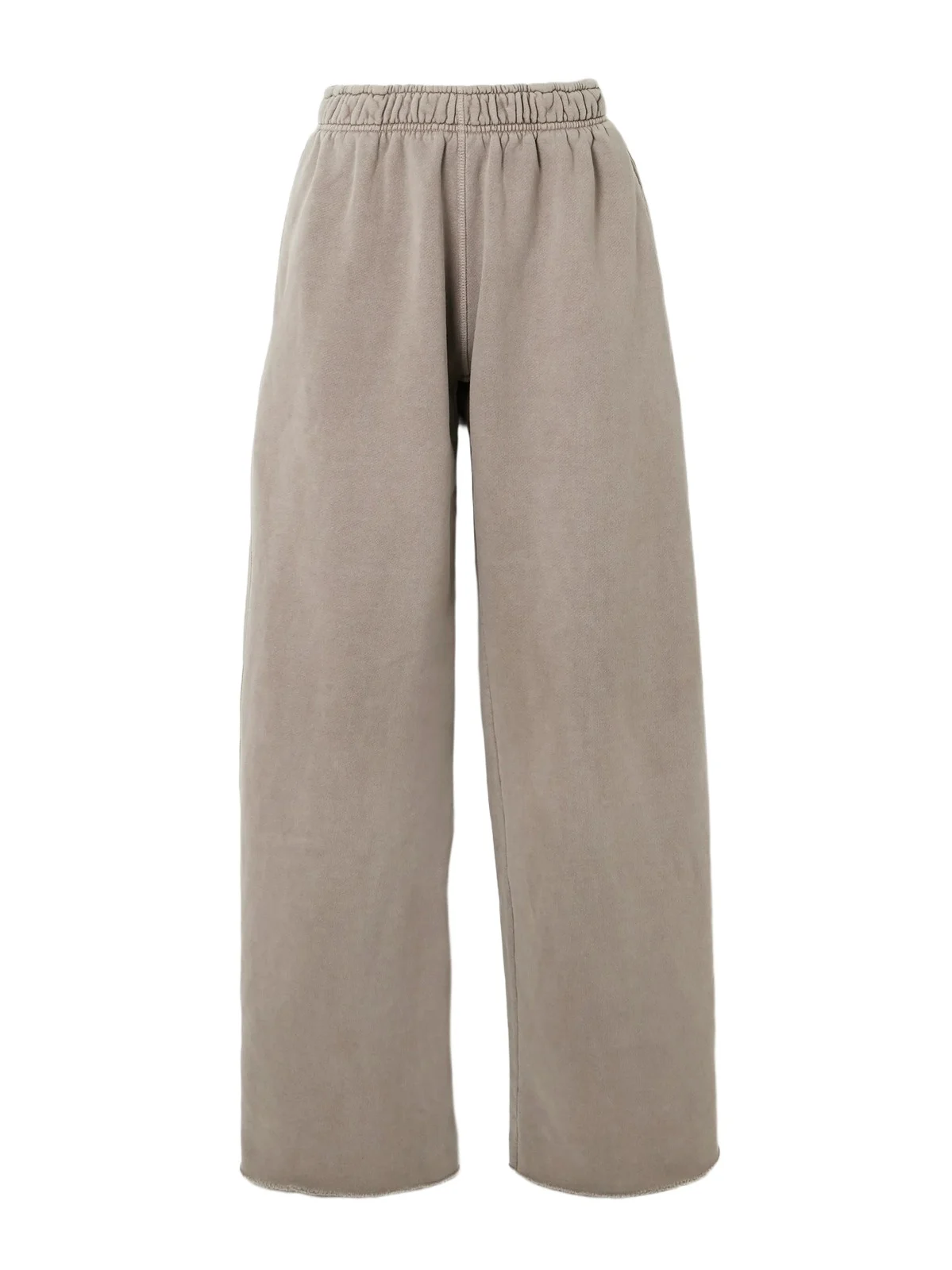 Cotton-jersey Wide-leg Track Pants