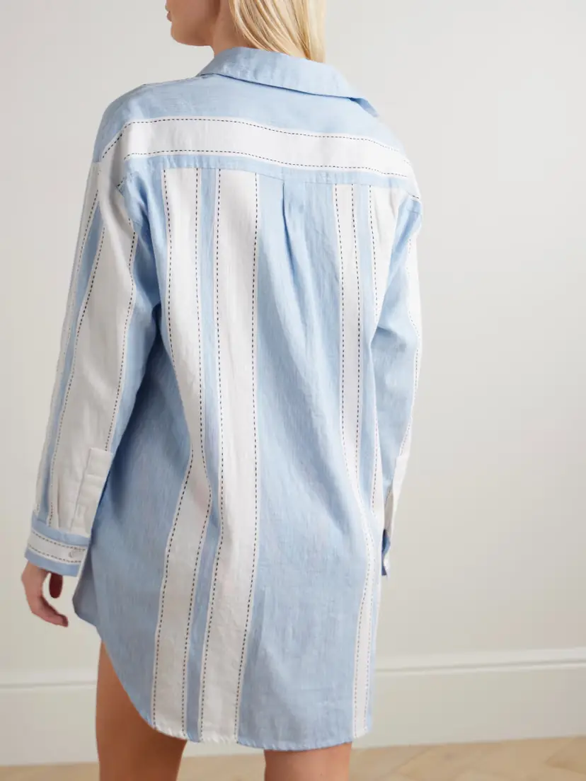 Lemlem Mariam Striped Cotton-blend Shirt | Thumbnail 3 Lemlem Mariam Striped Cotton-blend Shirt | Thumbnail 3