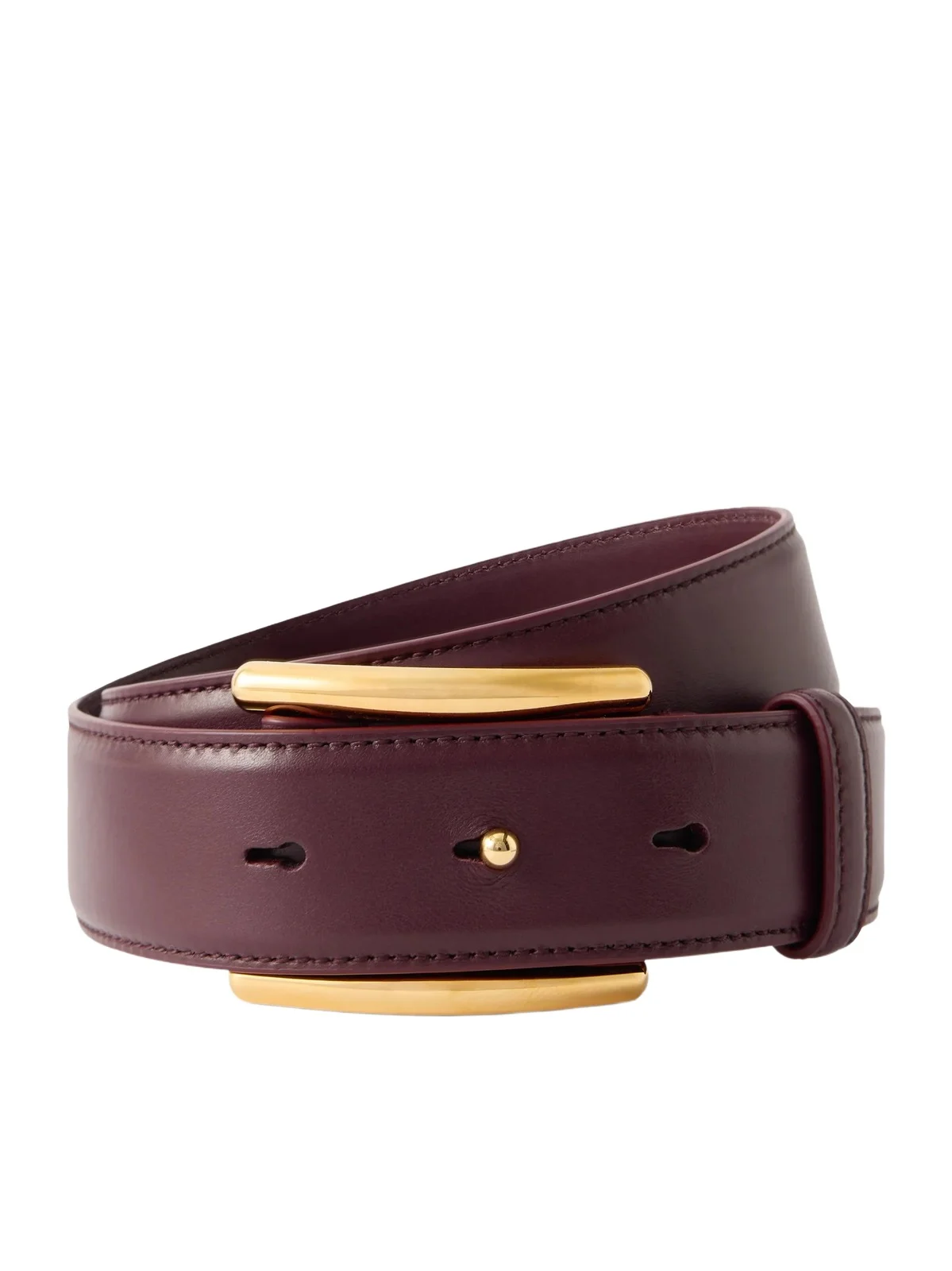 Embellished Leather Belt