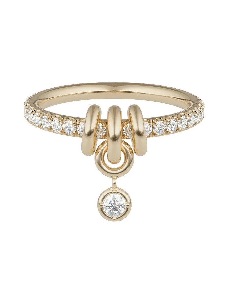 Diamond Pave Pia YG Ring