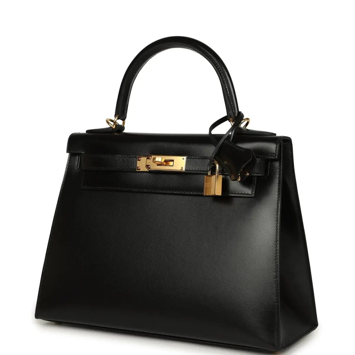 HERMÈS Hermes Kelly Sellier 28 Black Box Gold Hardware | Thumbnail 5 HERMÈS Hermes Kelly Sellier 28 Black Box Gold Hardware | Thumbnail 5