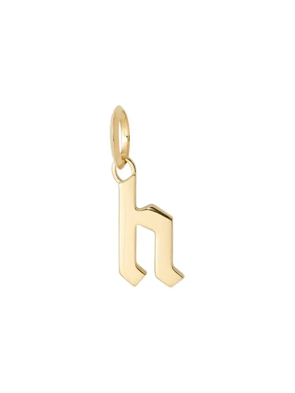 Jennifer Fisher Lower Case Gothic Letter Charm in 14K Yellow Gold H