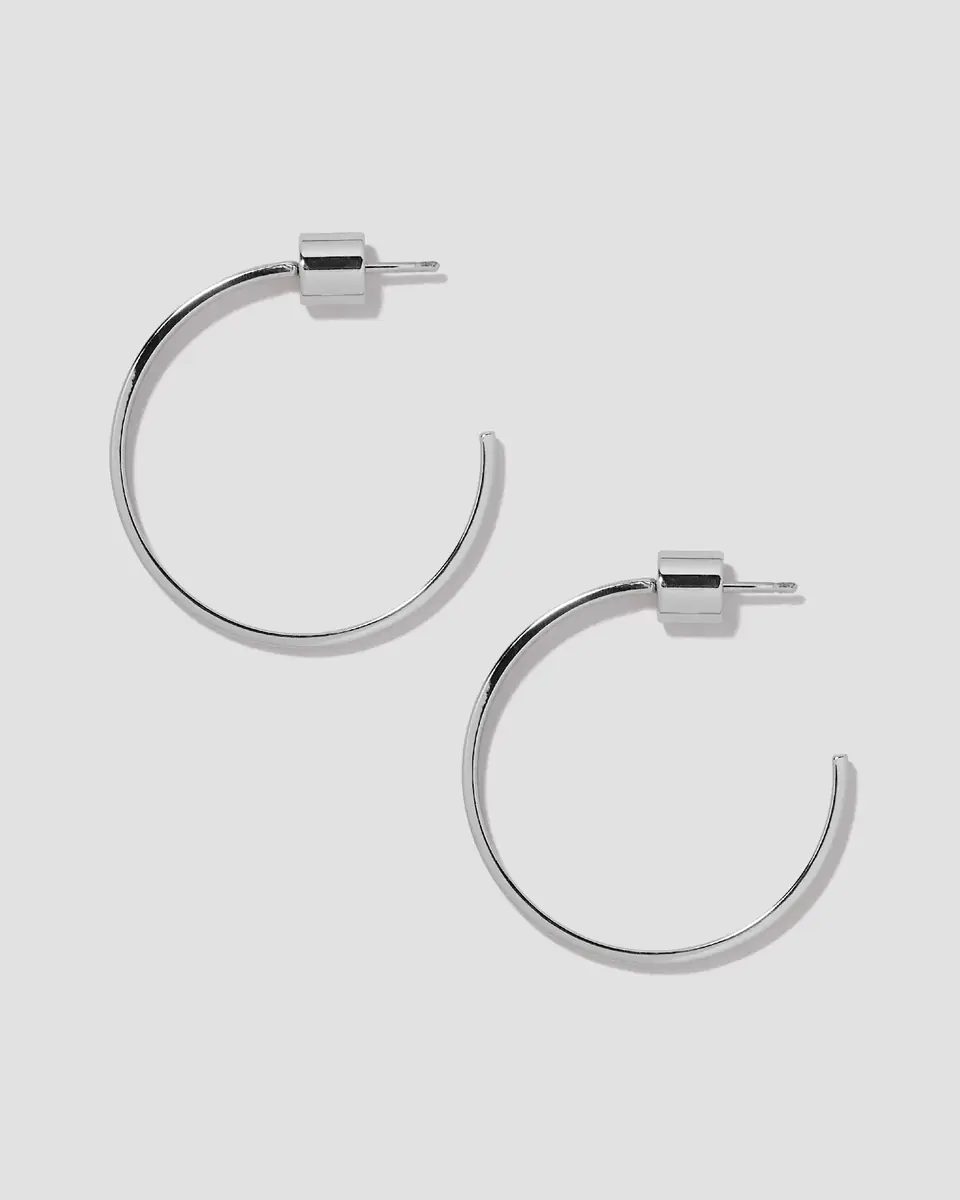 Jennifer Fisher 1 Flat Thread Mini Hoops | Thumbnail 2