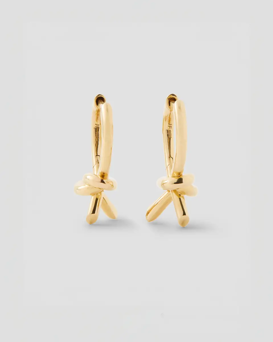 Jennifer Fisher Jennifer Fisher Knot Huggie Single Left Ear | Thumbnail 2