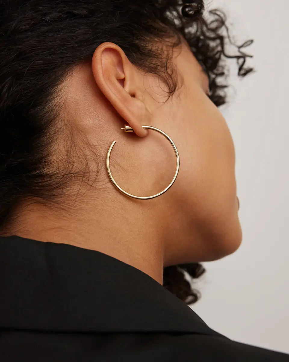 Jennifer Fisher Jennifer Fisher 1.5 Thread Baby Hoops Yellow | Thumbnail 2 Jennifer Fisher Jennifer Fisher 1.5 Thread Baby Hoops Yellow | Thumbnail 2