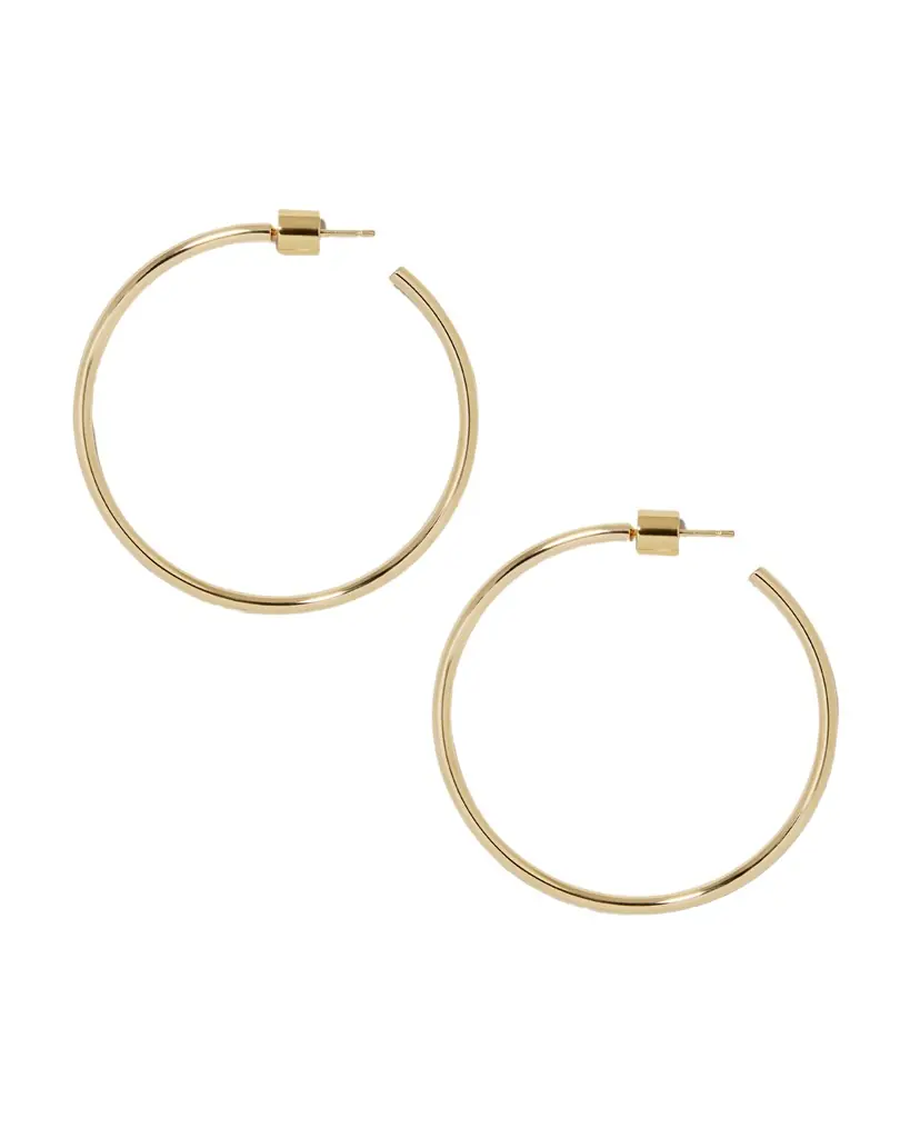 Jennifer Fisher 1.5 Thread Baby Hoops Yellow