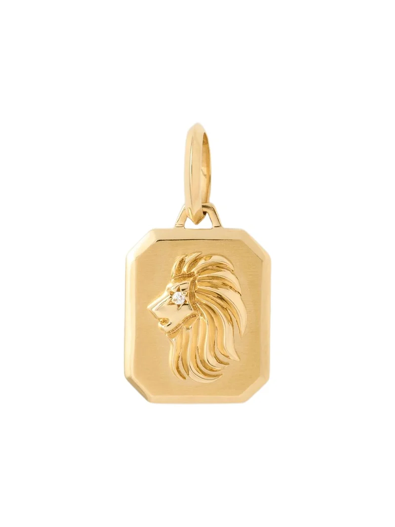 Jennifer Fisher Zodiac Charm with Diamond in 18K Yellow Gold Leo Jennifer Fisher Zodiac Charm with Diamond in 18K Yellow Gold Leo