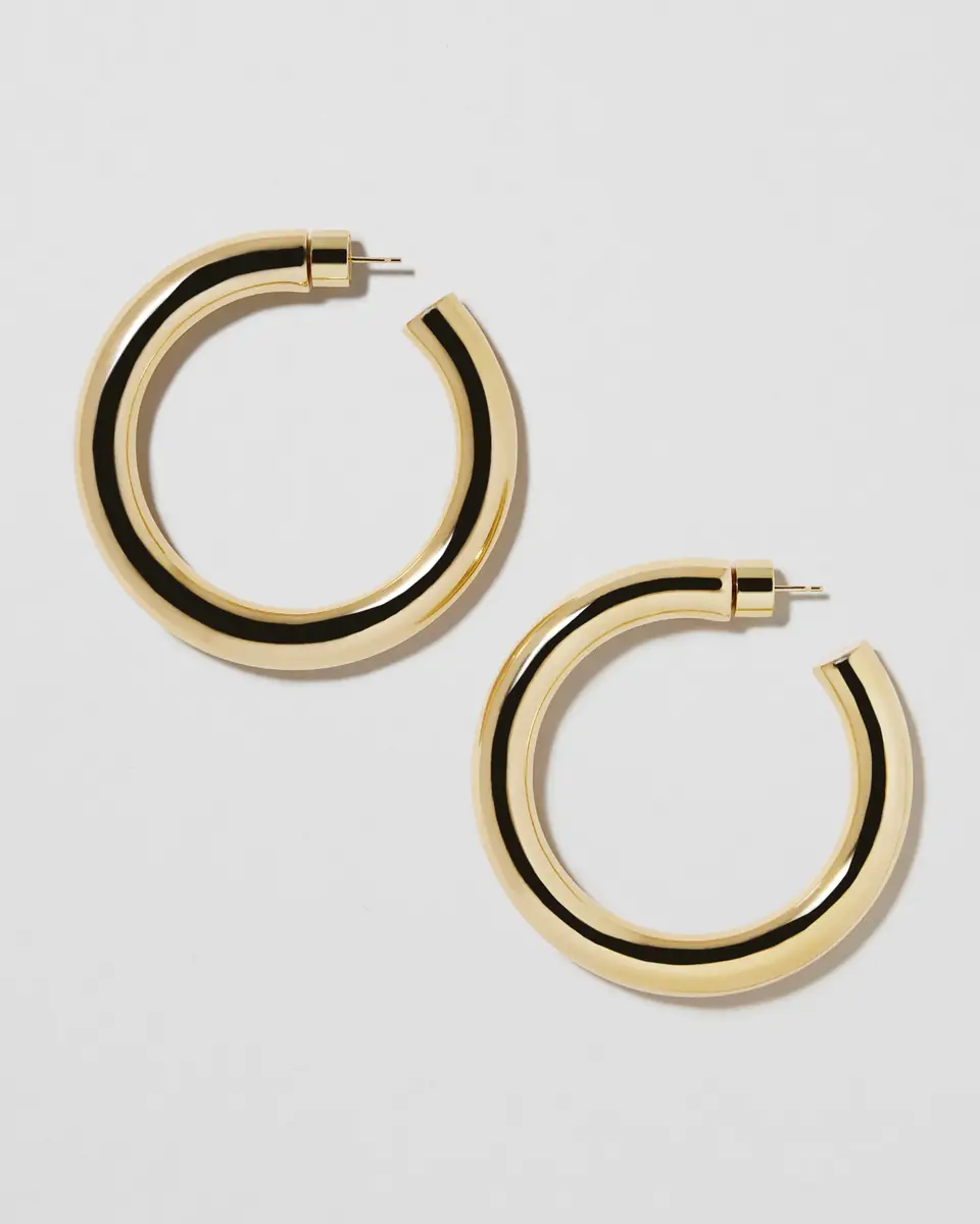 Jennifer Fisher Jennifer Fisher 1.5 Jamma Baby Hoops Yellow | Thumbnail 2 Jennifer Fisher Jennifer Fisher 1.5 Jamma Baby Hoops Yellow | Thumbnail 2