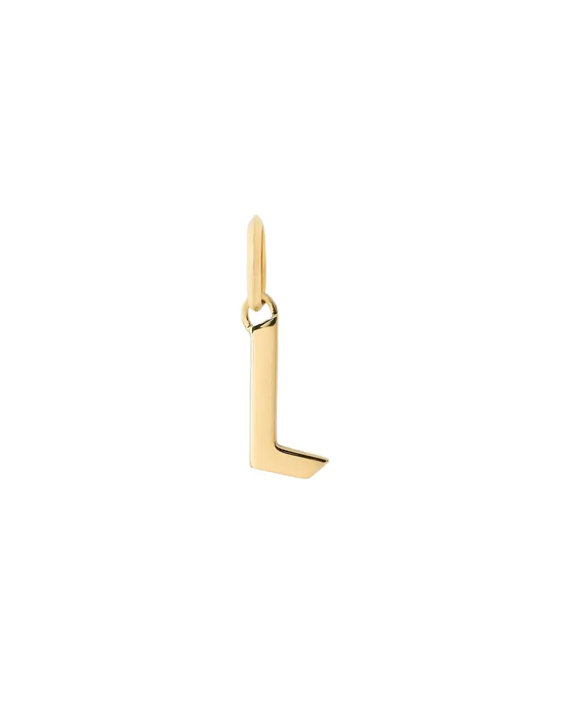 Jennifer Fisher Lower Case Gothic Letter Charm in 14K Yellow Gold L Jennifer Fisher Lower Case Gothic Letter Charm in 14K Yellow Gold L